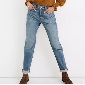 Madewell High-Rise Slim Boyjean Neal Wash: TENCEL™ Denim Edition